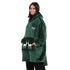 Snuggs Blanket Hoodie Dark Green Christmas Deer Pocket